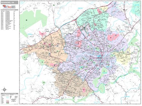 roanoke city map|maps of roanoke.